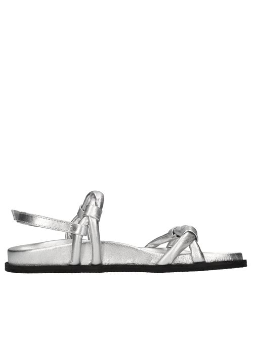 Sandali flat in pelle ELENA IACHI | M55ARGENTO